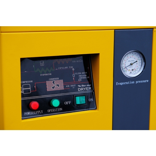 Kompresor śrubowy 3w1 11kW | 1500L/min | Zbiornik 500L i Osuszacz